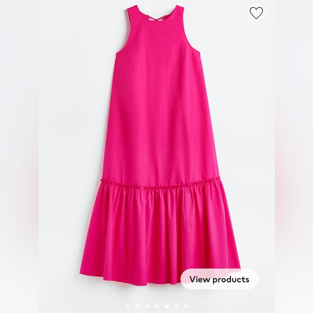 H&M tie-detail dress
